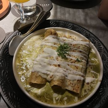 Talavera Cocina Mexicana signature dishes Enchiladas SuizasFlautas de PolloCarne Asada a La Talavera﻿﻿